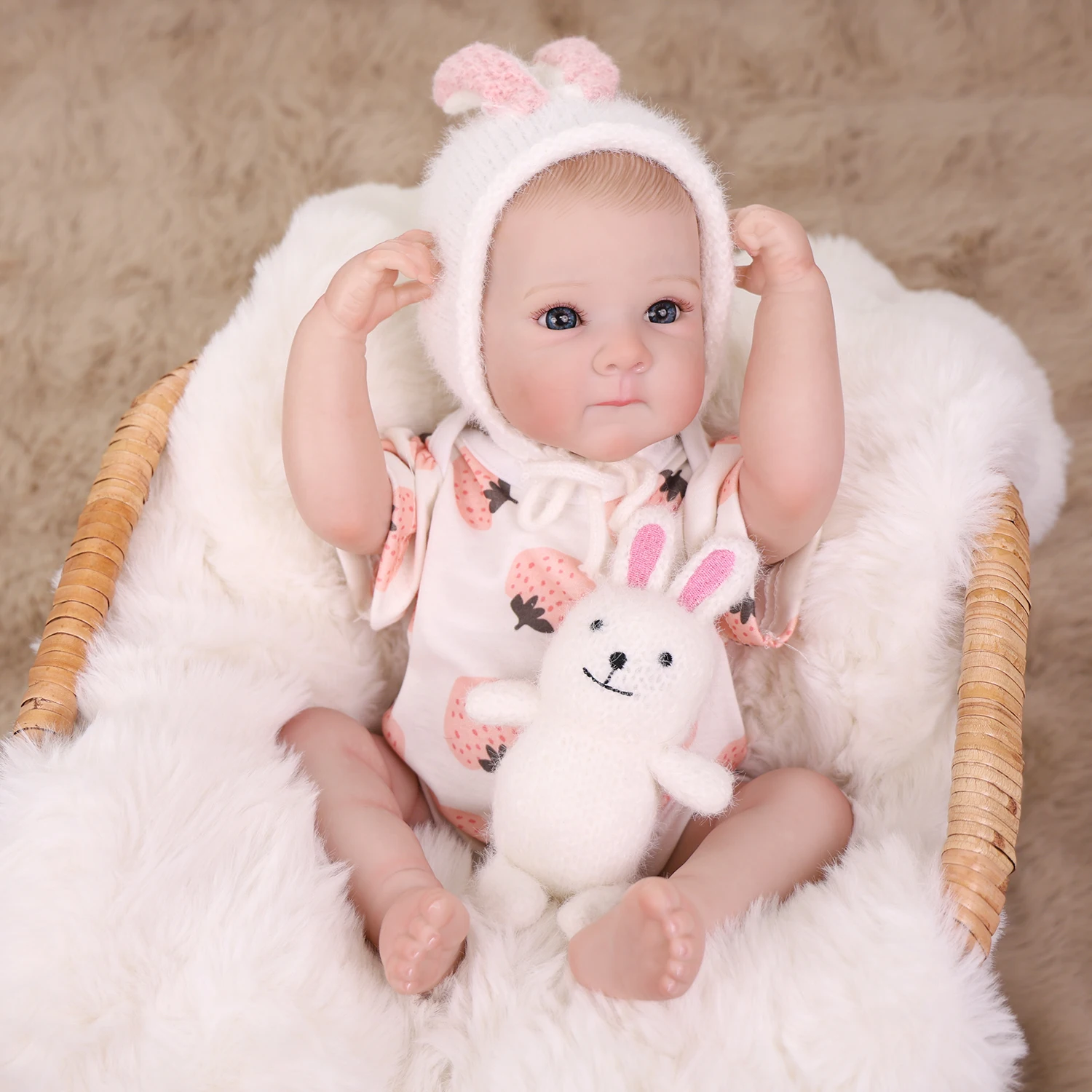 18 Inch Reborn Baby Doll Full Silicone Vinyl Soft Tach Realistic Skin Newborn Babies Toy Collectible Gift
18 Inch Reborn Baby Doll Full Silicone Vinyl Soft Tach Realistic Skin Newborn Babies Toy Collectible Gift