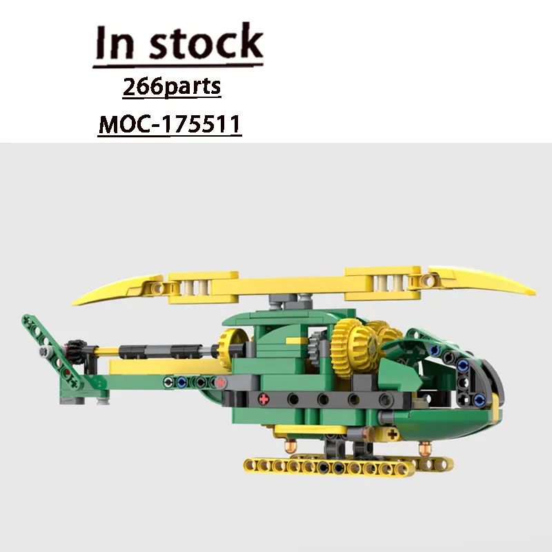 MOC-175511 New City Mini Aerial Combat Helicopter Building Block Model 266 Parts Boys Children's Birthday Christmas Toy Gift
MOC-175511 New City Mini Aerial Combat Helicopter Building Block Model 266 Parts Boys Children's Birthday Christmas Toy Gift