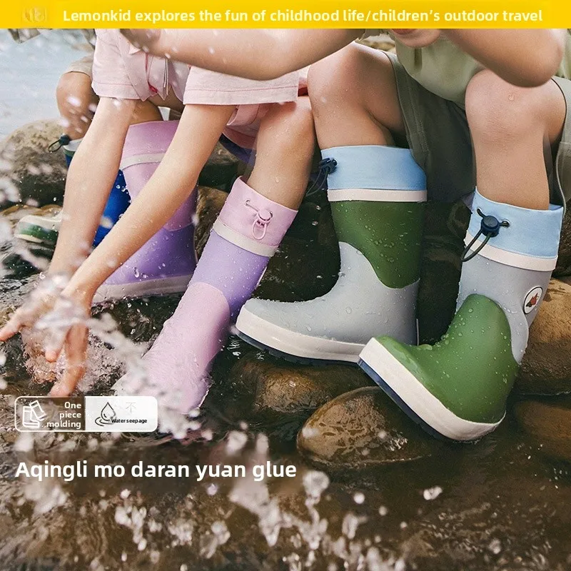 Детские резиновые сапоги-галифе с защитой от скольжения, высокие, с мультяшным рисунком, для мальчиков и девочек, универсальный размер, летний сезон
Детские резиновые сапоги-галифе с защитой от скольжения, высокие, с мультяшным рисунком, для мальчиков и девочек, универсальный размер, летний сезон