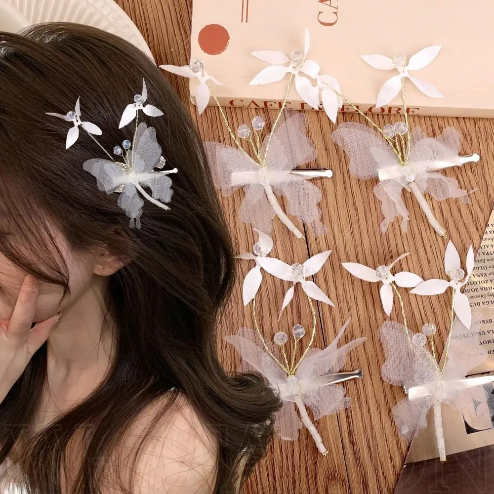 INS Style Hair Accessories Crystal Butterfly Hair Clip Hairpin White Lace Butterflies Hair Clips Side Clip Hair Scrunchies Girls 
INS Style Hair Accessories Crystal Butterfly Hair Clip Hairpin White Lace Butterflies Hair Clips Side Clip Hair Scrunchies Girls