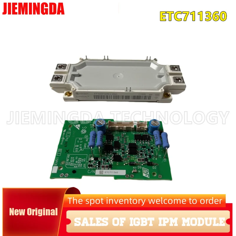 New original frequency converter small drive board ETC711360 module FF300R12ME4-B60
New original frequency converter small drive board ETC711360 module FF300R12ME4-B60