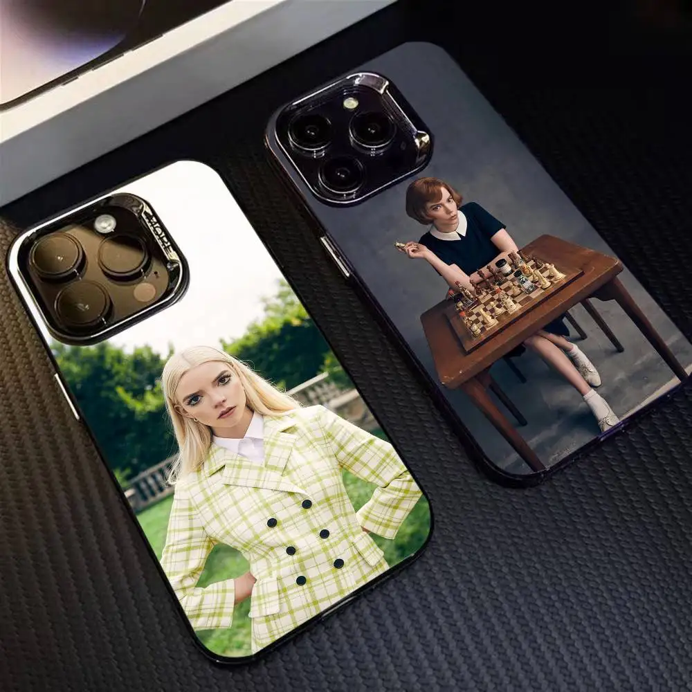 Actor A-Anya T-Taylor Phone Case For iPhone 16 17 15 14 12 13 Pro Max Black Color Shockproof Cover
Actor A-Anya T-Taylor Phone Case For iPhone 16 17 15 14 12 13 Pro Max Black Color Shockproof Cover