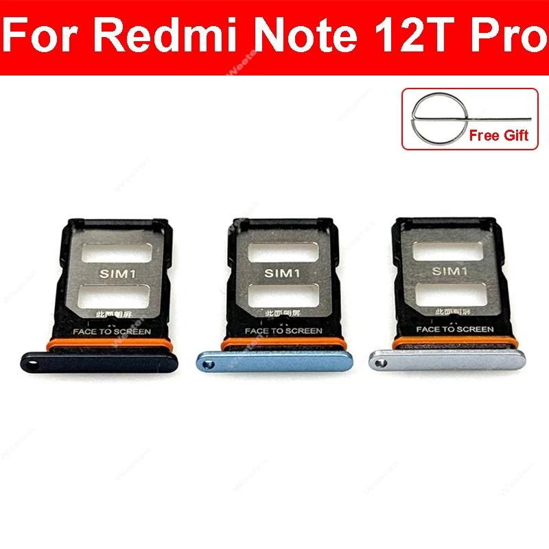Лоток для Sim-карты Xiaomi Redmi Note 12T Pro, держатель для Sim-карты, слот для SIM-карты, запасные части для ремонта
Лоток для Sim-карты Xiaomi Redmi Note 12T Pro, держатель для Sim-карты, слот для SIM-карты, запасные части для ремонта