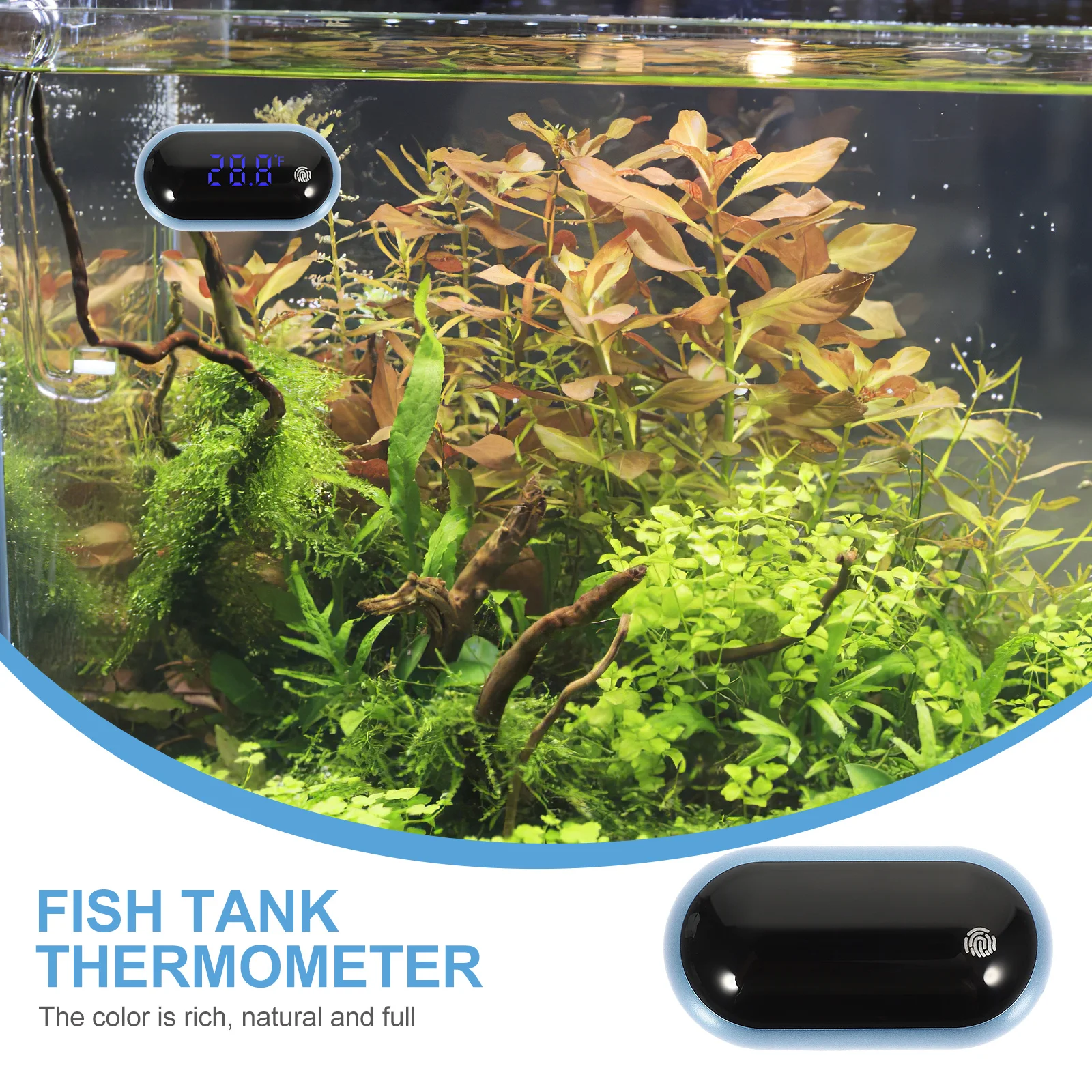 Aquarium Thermometer Digital Led Display Waterproof Temperature Measuring Tool For Fish Tank Water High Precision
Aquarium Thermometer Digital Led Display Waterproof Temperature Measuring Tool For Fish Tank Water High Precision