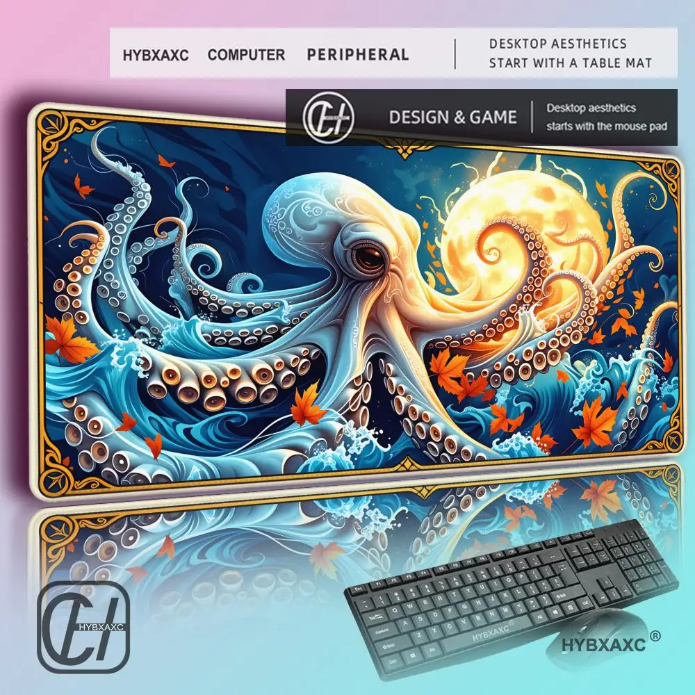HYBXAXC White Octopus Desk Mat, Octopi Moon Mousepad, Octopus Mouse Pad, Gaming Mousepad Gamer Gift for Him, Gift for Her
HYBXAXC White Octopus Desk Mat, Octopi Moon Mousepad, Octopus Mouse Pad, Gaming Mousepad Gamer Gift for Him, Gift for Her