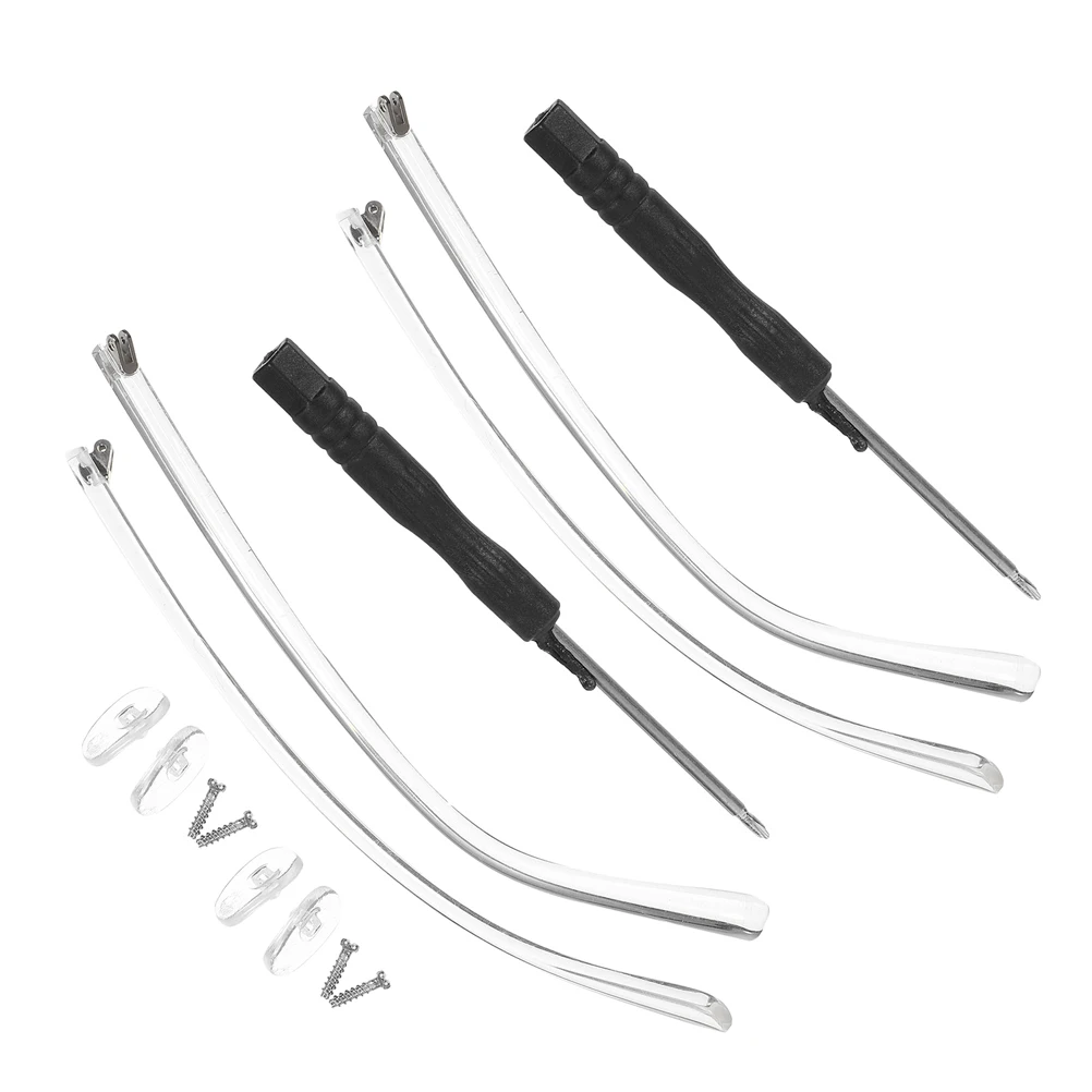 Retro Eyeglass Legs Replacement Kit Includes Nose Pads Screws for Comfortable Fit Easy Repair
Retro Eyeglass Legs Replacement Kit Includes Nose Pads Screws for Comfortable Fit Easy Repair