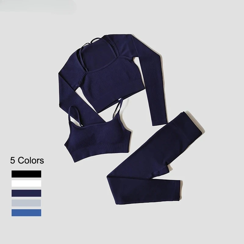 Seamless Workout Crop Top Sport Leggings Sexy Top Bra Yoga Outfits For Women Sportswear Athletic Wear Gym Sets
Seamless Workout Crop Top Sport Leggings Sexy Top Bra Yoga Outfits For Women Sportswear Athletic Wear Gym Sets