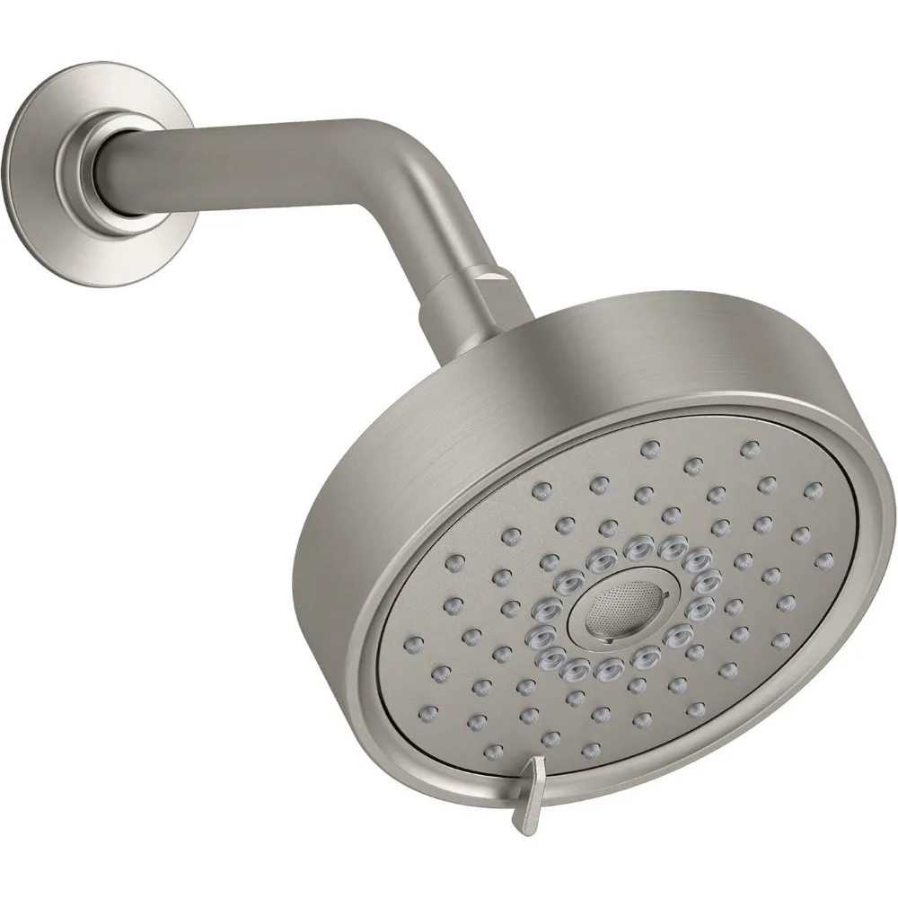 Трехфункциональный Purist SHOWERHEAD, 3 распределения распылителя с удобной в очистке поверхностью и долговечной вкладкой для большого пальца, яркая матовая поверхность
Трехфункциональный Purist SHOWERHEAD, 3 распределения распылителя с удобной в очистке поверхностью и долговечной вкладкой для большого пальца, яркая матовая поверхность