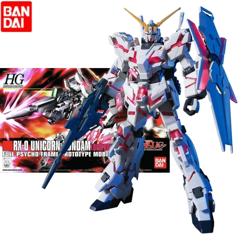 Оригинальная коллекционная фигурка Bandai: Модель Gundam HGUC 1/144 EX-0 Unicorn Gundam Destroy Mode, сборная модель, игрушка-фигурка
Оригинальная коллекционная фигурка Bandai: Модель Gundam HGUC 1/144 EX-0 Unicorn Gundam Destroy Mode, сборная модель, игрушка-фигурка