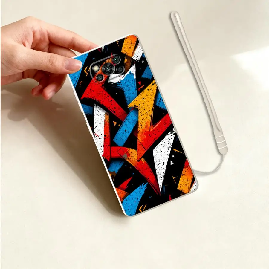 Graffiti Abstract Art Case for Xiaomi Poco X3 NFC F5 F3 X4 X3 Pro C71 F4 C85 Soft Funda Back Phone Cover
Graffiti Abstract Art Case for Xiaomi Poco X3 NFC F5 F3 X4 X3 Pro C71 F4 C85 Soft Funda Back Phone Cover