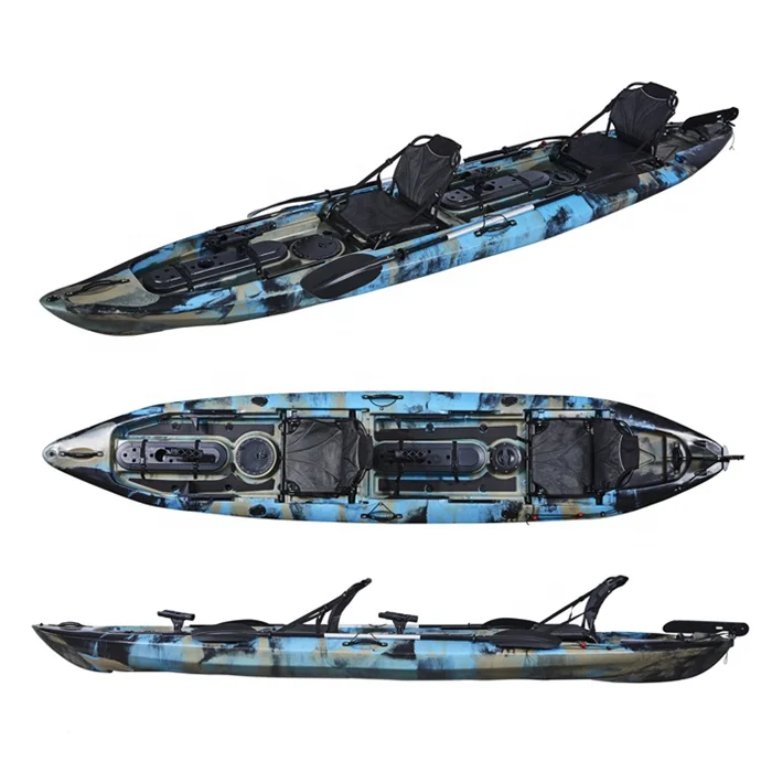Fishing Boat Factory Wholesale 2 Person Tandem Fishing Kayak With Rudder And Chair
Fishing Boat Factory Wholesale 2 Person Tandem Fishing Kayak With Rudder And Chair
