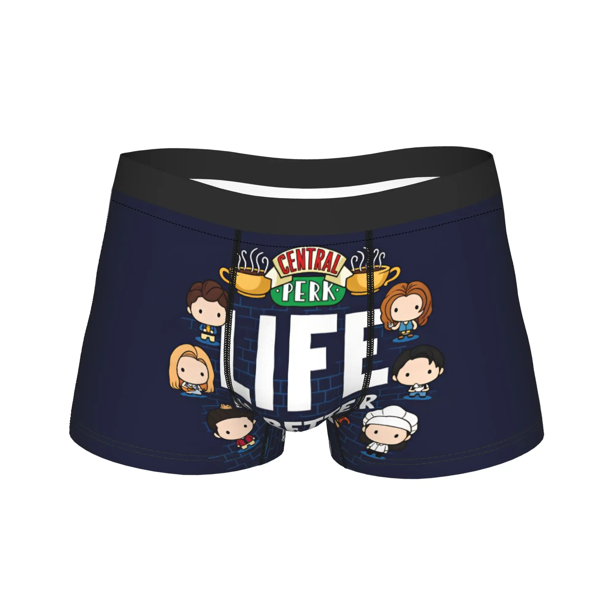 Friends Life Better Quote Underwear Man Underpants Design Sexy Soft Boxer Shorts Trenky Boxer Brief Plus Size
Friends Life Better Quote Underwear Man Underpants Design Sexy Soft Boxer Shorts Trenky Boxer Brief Plus Size