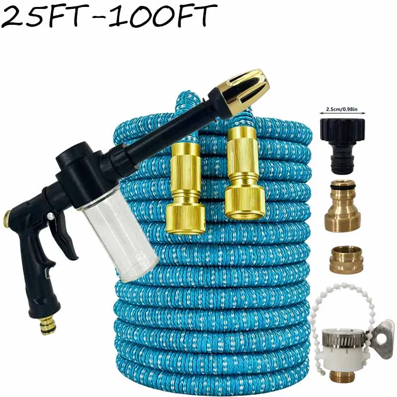 New Retractable Garden Hose, High-Pressure Multifunctional Nozzle Water Gun, Multiple Options For Irrigation And Cleaning 1PC
New Retractable Garden Hose, High-Pressure Multifunctional Nozzle Water Gun, Multiple Options For Irrigation And Cleaning 1PC