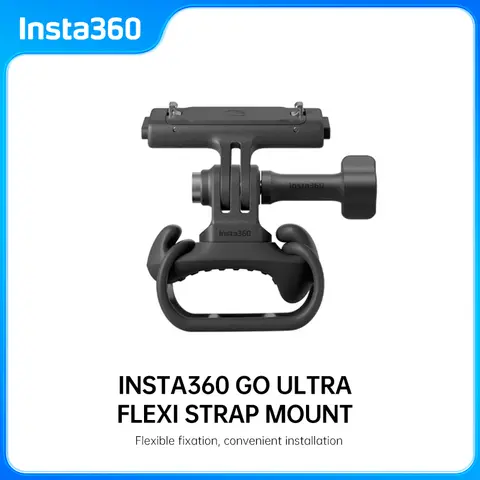 Insta360 Go Ultra Flexi Strap Mount Easy Mounting For Original Accessories