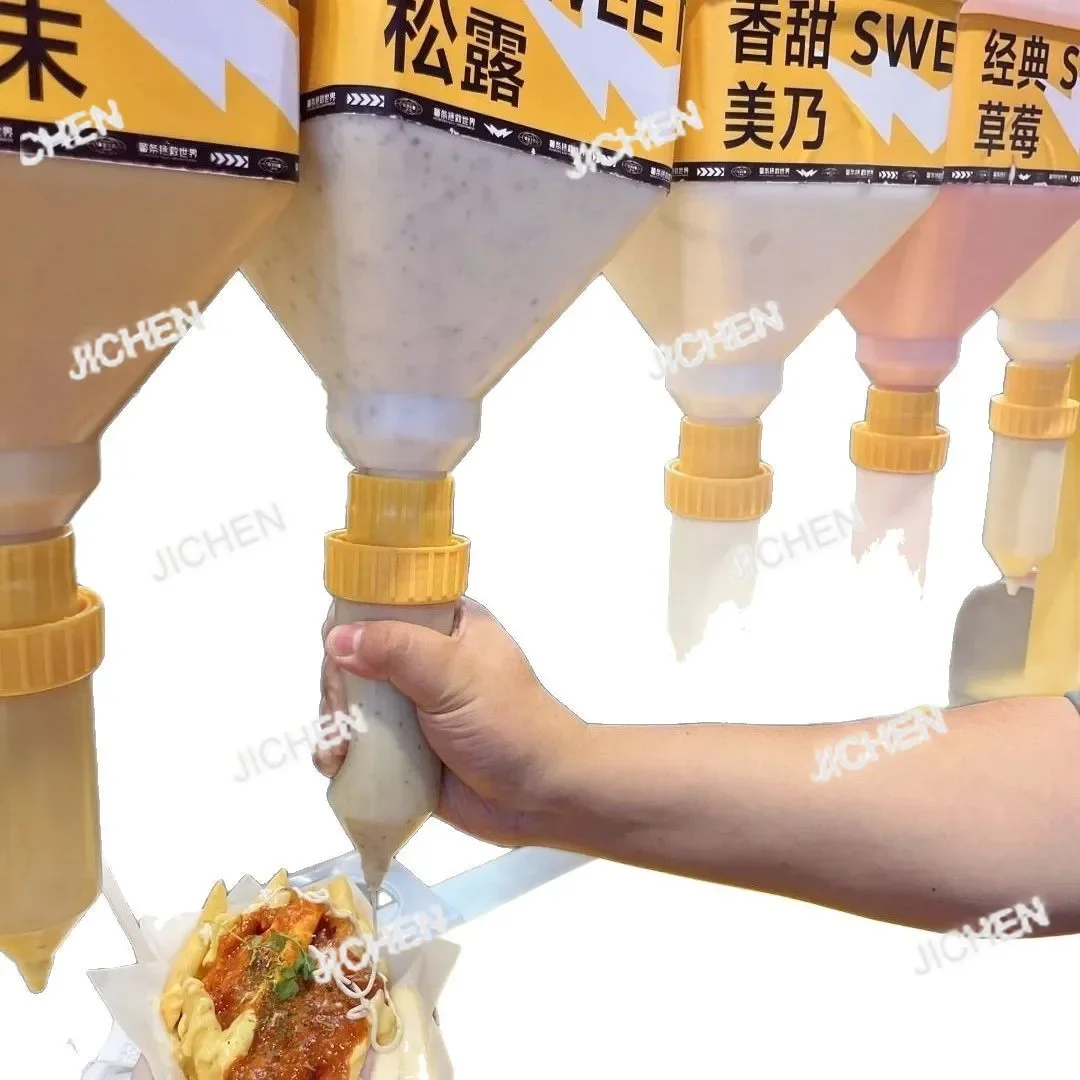 ZQ Салатная повязка Медовый кетчуп Бутылка для выдавливания Большая емкость Бутылка для выдавливания Веселый киоск Большой размер
ZQ Салатная повязка Медовый кетчуп Бутылка для выдавливания Большая емкость Бутылка для выдавливания Веселый киоск Большой размер