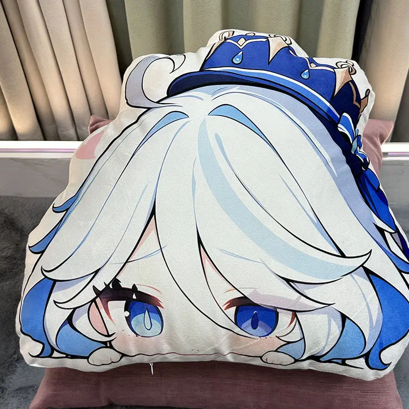 Genshin Impact Game Peripheral Funina Pillow anime Cute Double sided Printed Cartoon Soft Sleepy Pillow Gift from Friends
Genshin Impact Game Peripheral Funina Pillow anime Cute Double sided Printed Cartoon Soft Sleepy Pillow Gift from Friends