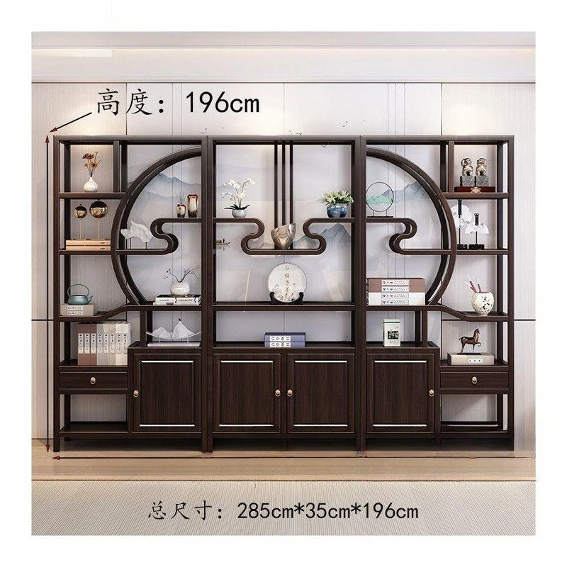 New Chinese-style solid wood Bogu shelf Duobao Pavilion bookshelf cabinet Nanyijia oak Duobao Pavilion tea room shelf free
New Chinese-style solid wood Bogu shelf Duobao Pavilion bookshelf cabinet Nanyijia oak Duobao Pavilion tea room shelf free