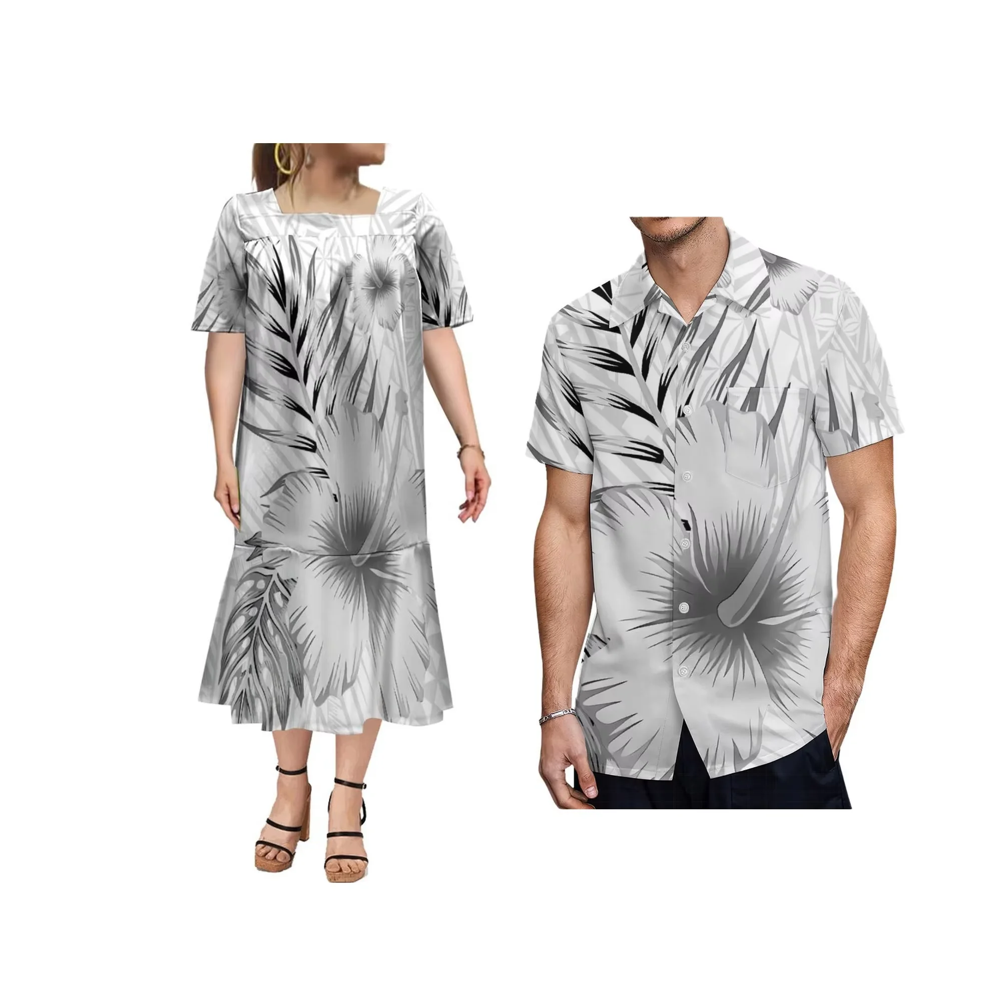 Print On Demand Customized Large Size Vintage Square Neck Dress Women Polynesian Tribal Design Micronesian Mumu
Print On Demand Customized Large Size Vintage Square Neck Dress Women Polynesian Tribal Design Micronesian Mumu