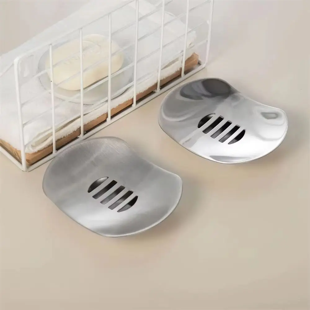 304 Stainless Steel Soap Dish Double Layer Shelf Hardware Soap Case Holder Countertop Flying Dish Soap Drain Holder Household
304 Stainless Steel Soap Dish Double Layer Shelf Hardware Soap Case Holder Countertop Flying Dish Soap Drain Holder Household