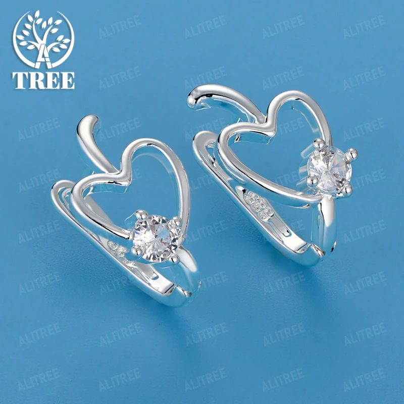 AAA Zircon 925 Sterling Silver Heart Clip Earrings For Women Fashion Party Wedding Charm Jewelry Birthday Gift Accessories
AAA Zircon 925 Sterling Silver Heart Clip Earrings For Women Fashion Party Wedding Charm Jewelry Birthday Gift Accessories