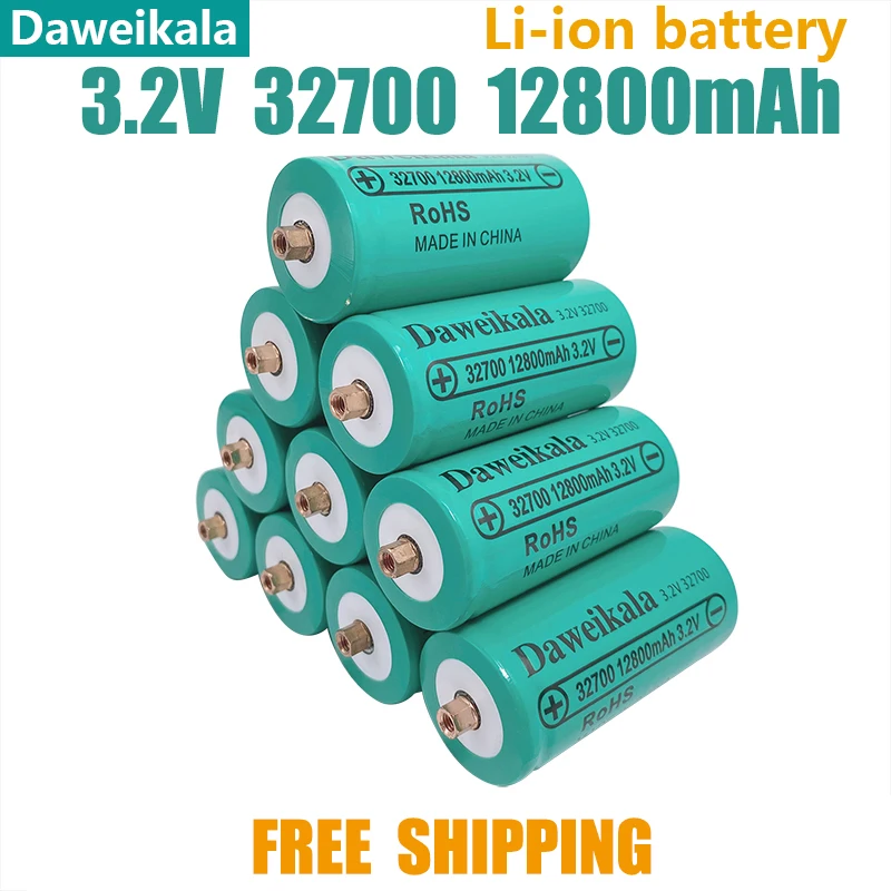 Daweikala Новинка 32700 12800 мАч 3,2 В Lifepo4 аккумуляторная батарея, профессиональный литий-железо-фосфатный аккумулятор с винтом
Daweikala Новинка 32700 12800 мАч 3,2 В Lifepo4 аккумуляторная батарея, профессиональный литий-железо-фосфатный аккумулятор с винтом