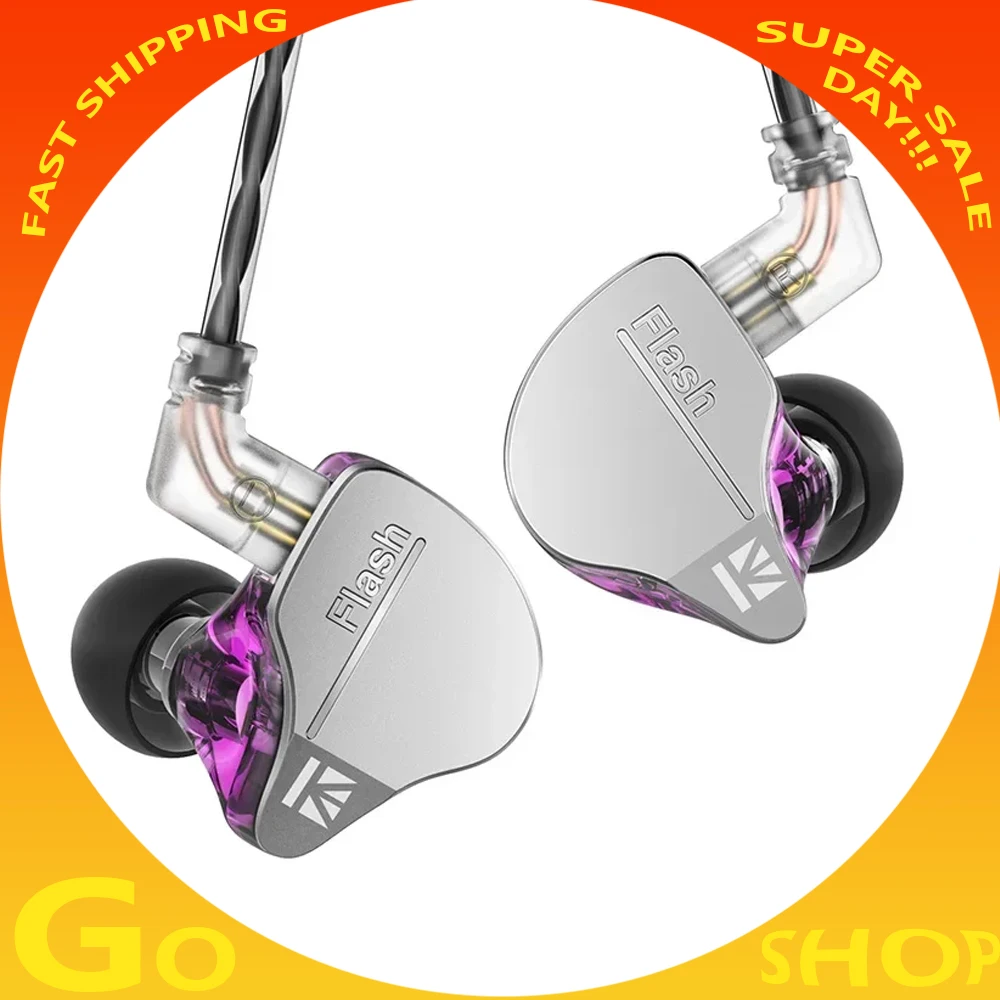 KBEAR Flash Dual Drviers Hybrid in-Ear Hifi Earphones Monitor Wired 2m Cable Headphone High Quality Music Sport Earbuds Headset
KBEAR Flash Dual Drviers Hybrid in-Ear Hifi Earphones Monitor Wired 2m Cable Headphone High Quality Music Sport Earbuds Headset