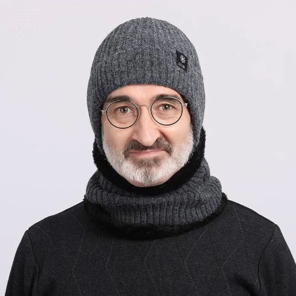Fashion Thick Hat Scarf Set Neck Warm Knitted Beanie Hat Bib Keep Warm Ear Protection Hat Outdoors
Fashion Thick Hat Scarf Set Neck Warm Knitted Beanie Hat Bib Keep Warm Ear Protection Hat Outdoors