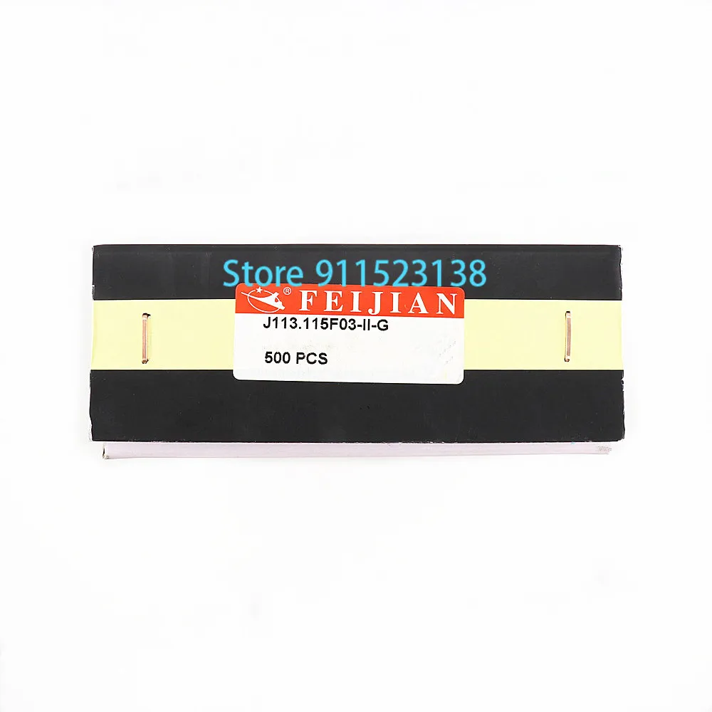 500 Pcs Genuine Feijian Knitting Needle J113.115F03-II-G For SHIMA SEIKI Chinese Knitting Machine 7G Needle
500 Pcs Genuine Feijian Knitting Needle J113.115F03-II-G For SHIMA SEIKI Chinese Knitting Machine 7G Needle