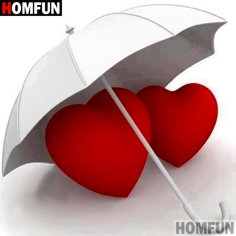 HOMFUN 5D DIY Diamond Painting Full Square/Round Drill "Umbrella heart" 3D Embroidery Cross Stitch gift Home A08731
HOMFUN 5D DIY Diamond Painting Full Square/Round Drill "Umbrella heart" 3D Embroidery Cross Stitch gift Home A08731