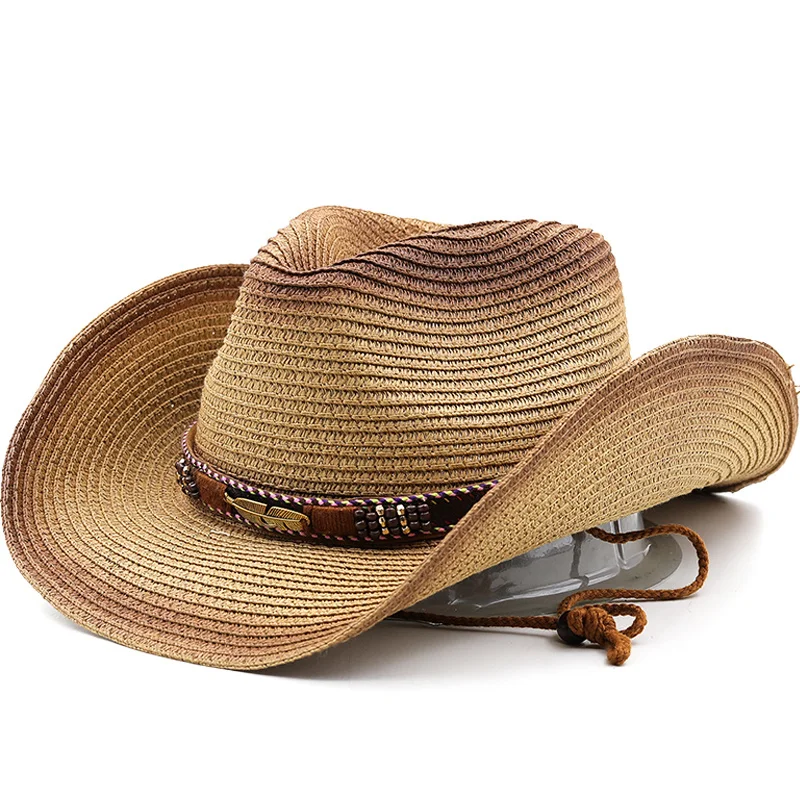 casual cowboy sun hats Summer for women fashion jazz straw for man beach sun straw Panama hat Wholesale
casual cowboy sun hats Summer for women fashion jazz straw for man beach sun straw Panama hat Wholesale