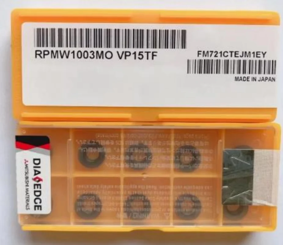 RPMW1003MO VP15TF ЧПУ Токарный инструмент лезвие карбидные вставки высококачественные точные режущие инструменты 10 шт.
RPMW1003MO VP15TF ЧПУ Токарный инструмент лезвие карбидные вставки высококачественные точные режущие инструменты 10 шт.