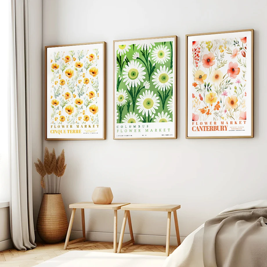 Flower Market Daisy Wall Art Poster Decoration Mural Nordic Canvas Painting Wall Pictures Abstract Prints Aesthetics Home Decor
Flower Market Daisy Wall Art Poster Decoration Mural Nordic Canvas Painting Wall Pictures Abstract Prints Aesthetics Home Decor