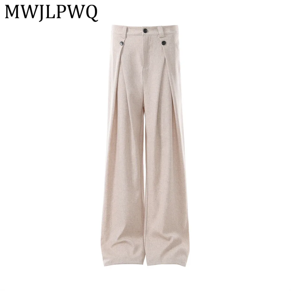 MWJLPWQ Men's Casual Pants Vibe Trendy High Street Versatile Solid Color Pleated Design Drapey Wide-leg Flared Trousers 14844
MWJLPWQ Men's Casual Pants Vibe Trendy High Street Versatile Solid Color Pleated Design Drapey Wide-leg Flared Trousers 14844