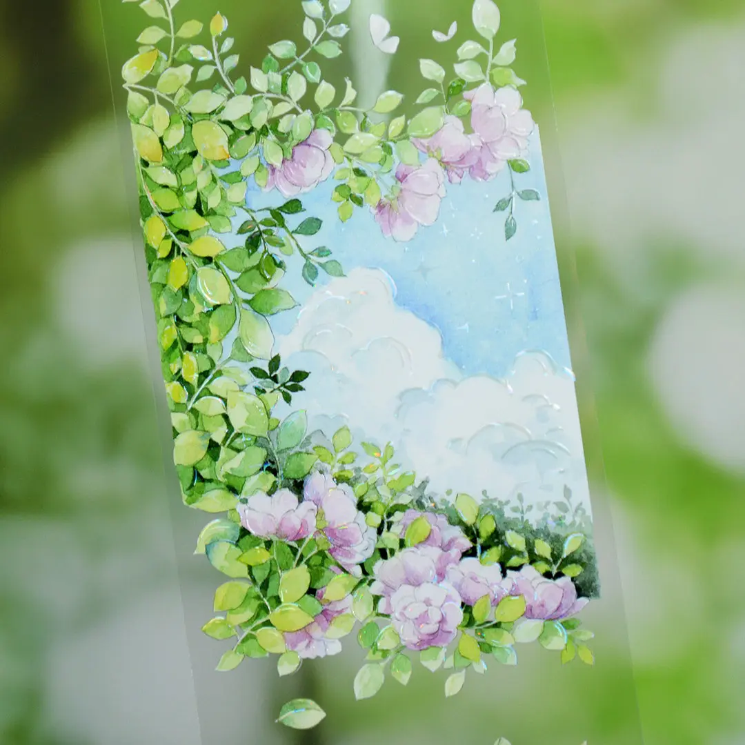 OKMT New Journal Landscaping Tape Floral Plant Decoration Stickers and Paper Tape, Seeking Mountains and Asking Wild
OKMT New Journal Landscaping Tape Floral Plant Decoration Stickers and Paper Tape, Seeking Mountains and Asking Wild