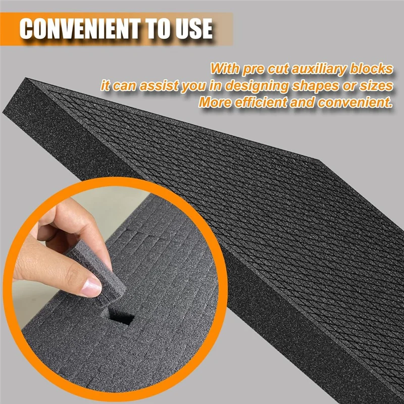 Foam Liner - 2 Sizes Pick And Pluck Foam Tray Pad Tool Box Drawer Electronics And Storage Miniature Models-Y78A
Foam Liner - 2 Sizes Pick And Pluck Foam Tray Pad Tool Box Drawer Electronics And Storage Miniature Models-Y78A