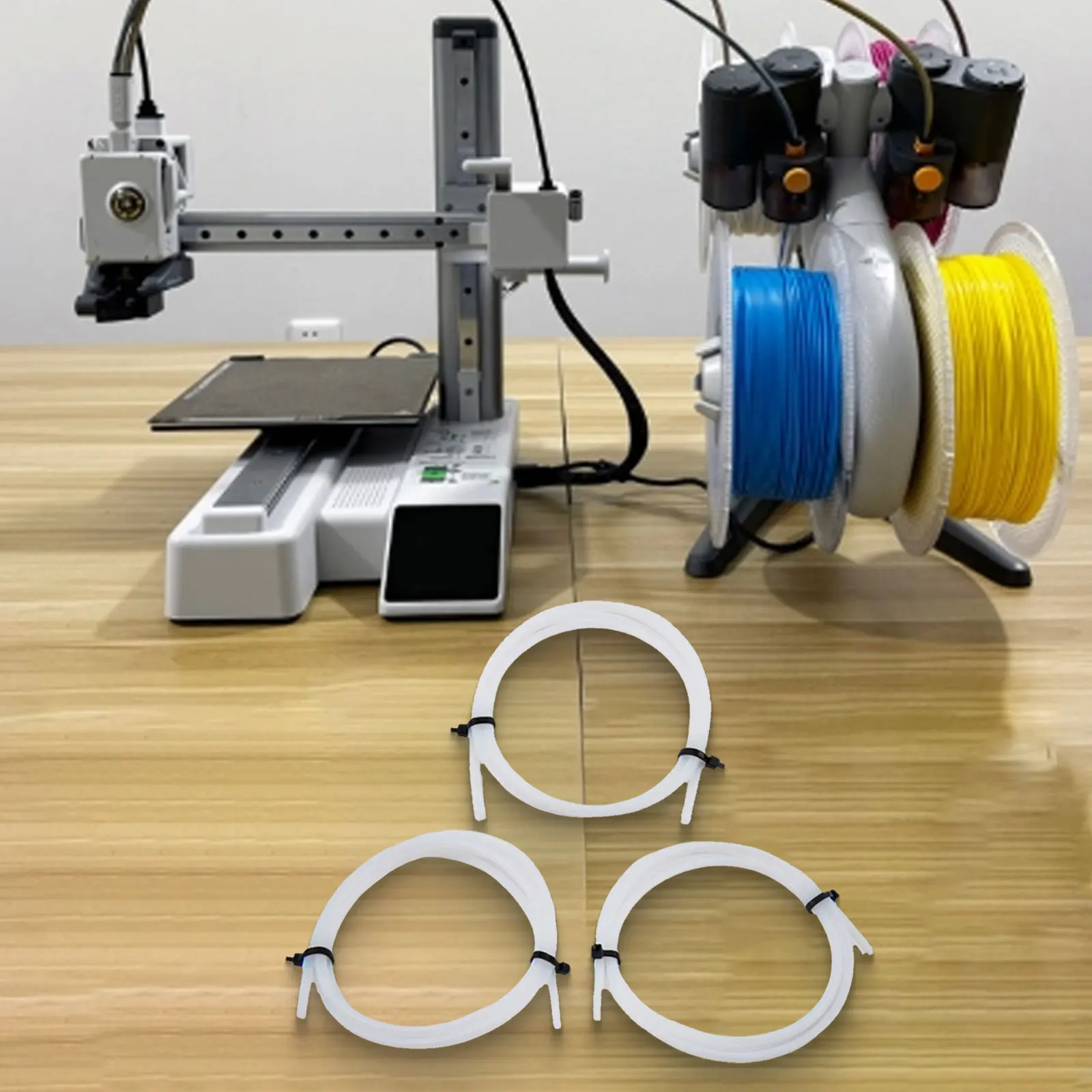 Трубка из ПТФЭ 4 мм для 3D-печати, 6 шт. для шланга длиной 1 м, предназначенная для плавного потока нити и термостойкости
Трубка из ПТФЭ 4 мм для 3D-печати, 6 шт. для шланга длиной 1 м, предназначенная для плавного потока нити и термостойкости