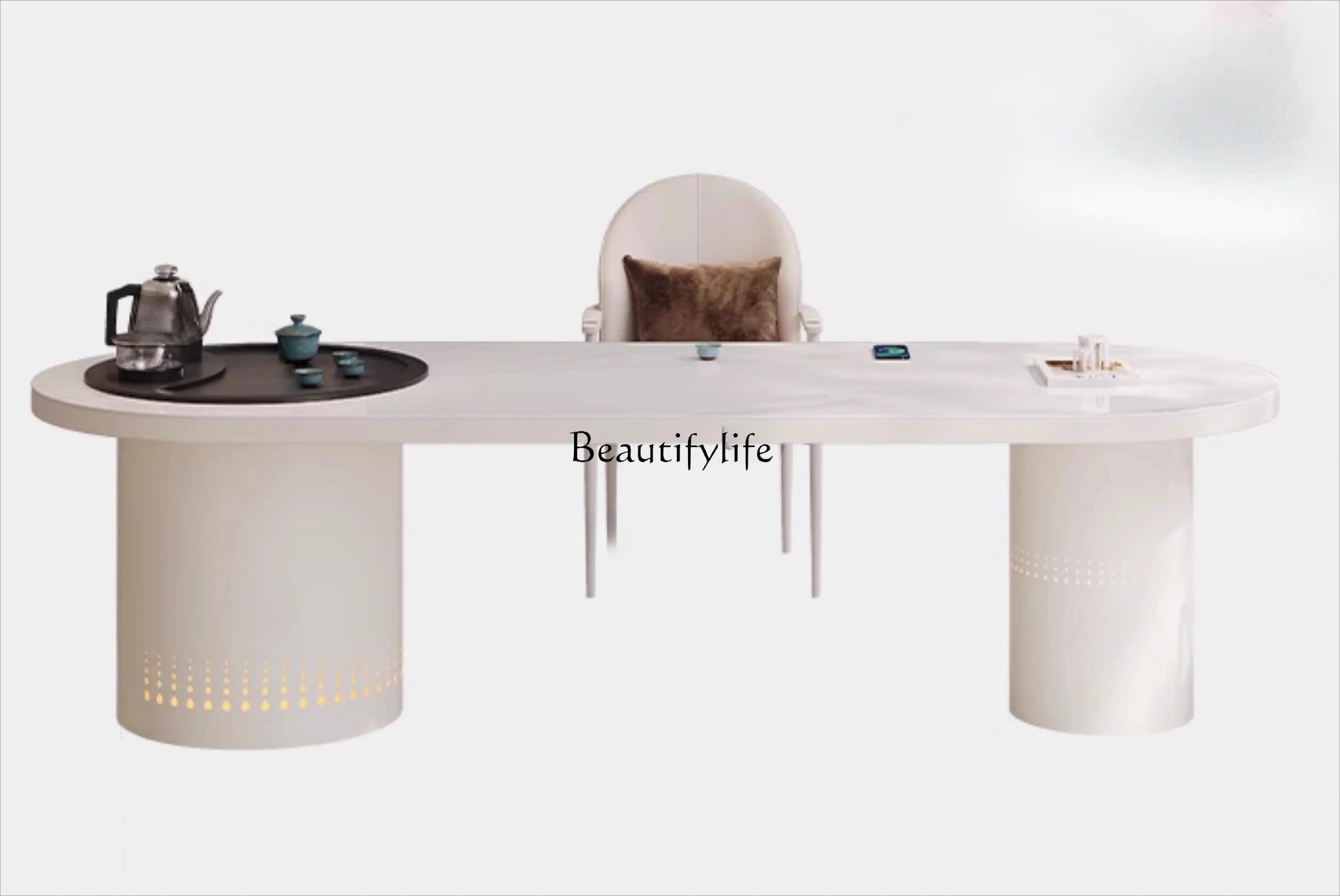 Cream wind rock board tea table Light luxury modern beauty salon Reception table Balcony negotiation tea table
Cream wind rock board tea table Light luxury modern beauty salon Reception table Balcony negotiation tea table