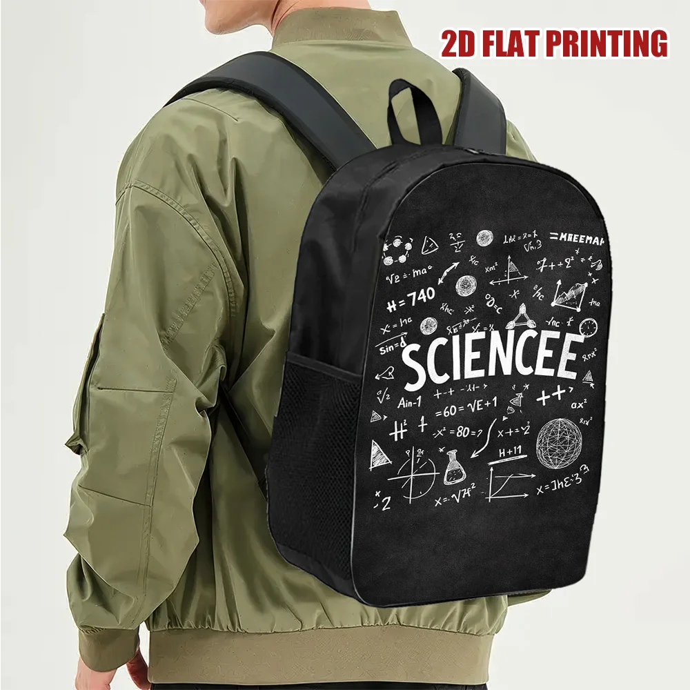 A science-themed chalkboard graffiti backpack for school, work and travel - lightweight zip open and close bag with chalkboard
A science-themed chalkboard graffiti backpack for school, work and travel - lightweight zip open and close bag with chalkboard