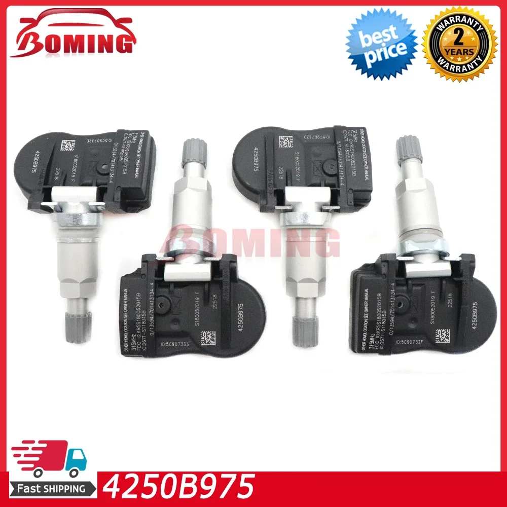4250B975 Новый TPMS 315 МГц автомобильный датчик давления в шинах для Mitsubishi I-Miev Lancer Mirage G4 Outlander
4250B975 Новый TPMS 315 МГц автомобильный датчик давления в шинах для Mitsubishi I-Miev Lancer Mirage G4 Outlander