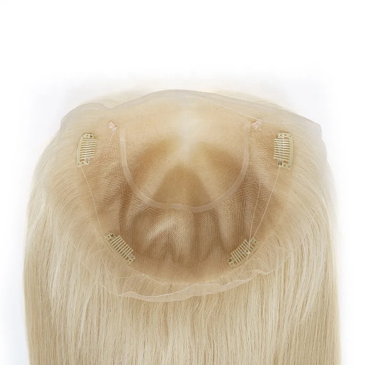 Stock 8"*8" Lace Topper With 4"*4" Mono Base Russian Virgin Remy Human Hair Topper For Women Cuticle Aligned Hair Toppers Blonde
Stock 8"*8" Lace Topper With 4"*4" Mono Base Russian Virgin Remy Human Hair Topper For Women Cuticle Aligned Hair Toppers Blonde