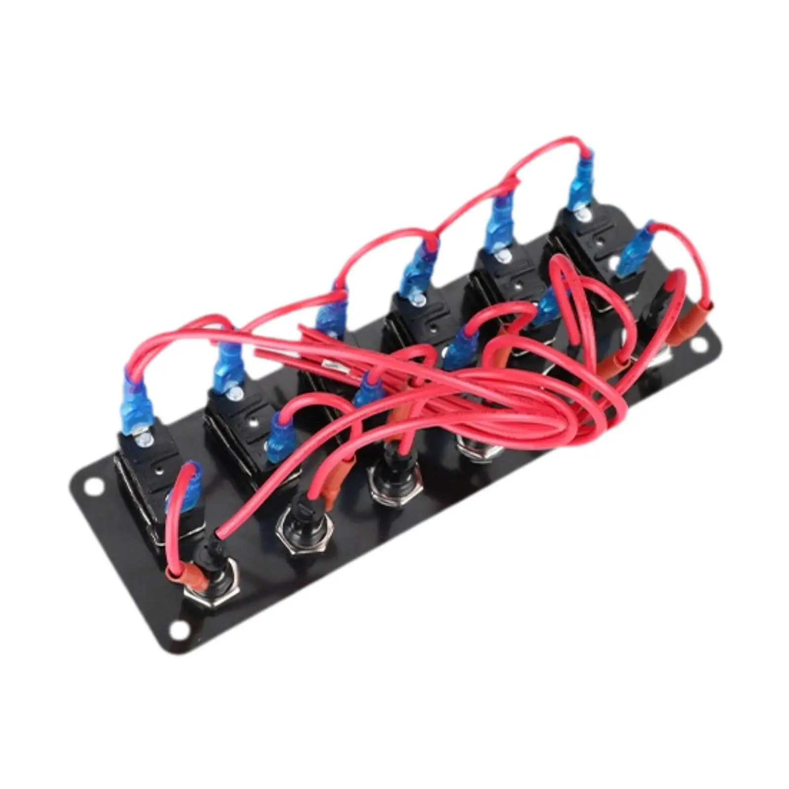 Marine Pump Control Switch Panel 6 Way Black Waterproof Toggle with 10A Fuse for Bilge Boat Pump Installation
Marine Pump Control Switch Panel 6 Way Black Waterproof Toggle with 10A Fuse for Bilge Boat Pump Installation