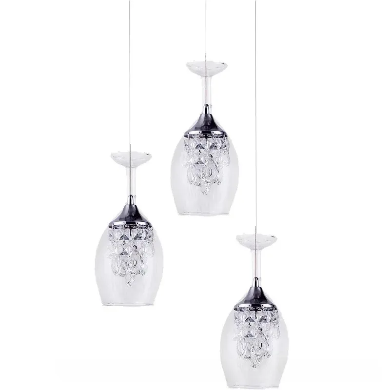 Creative Modern Simple Single-Head Glass Chandelier Three-Head Restaurant Lamp Led Restaurant Crystal Chandelier Bar Lamp 
Creative Modern Simple Single-Head Glass Chandelier Three-Head Restaurant Lamp Led Restaurant Crystal Chandelier Bar Lamp