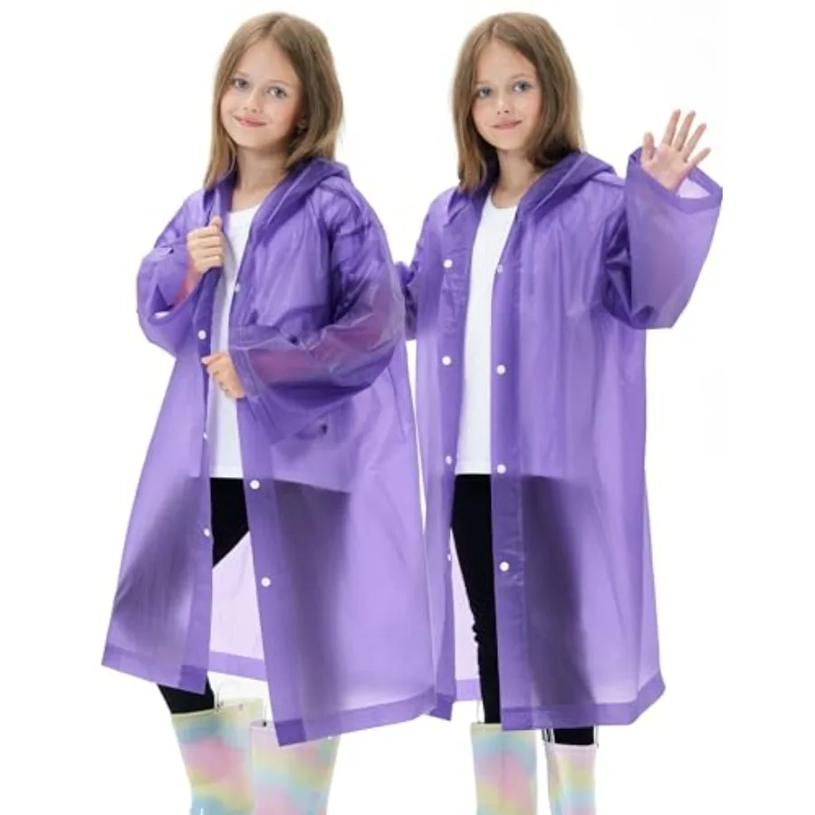 2 Pack Reusable Waterproof Raincoat EVA Emergency Rain Ponchos One Size Rain Jacket for,Boys and Girls
2 Pack Reusable Waterproof Raincoat EVA Emergency Rain Ponchos One Size Rain Jacket for,Boys and Girls