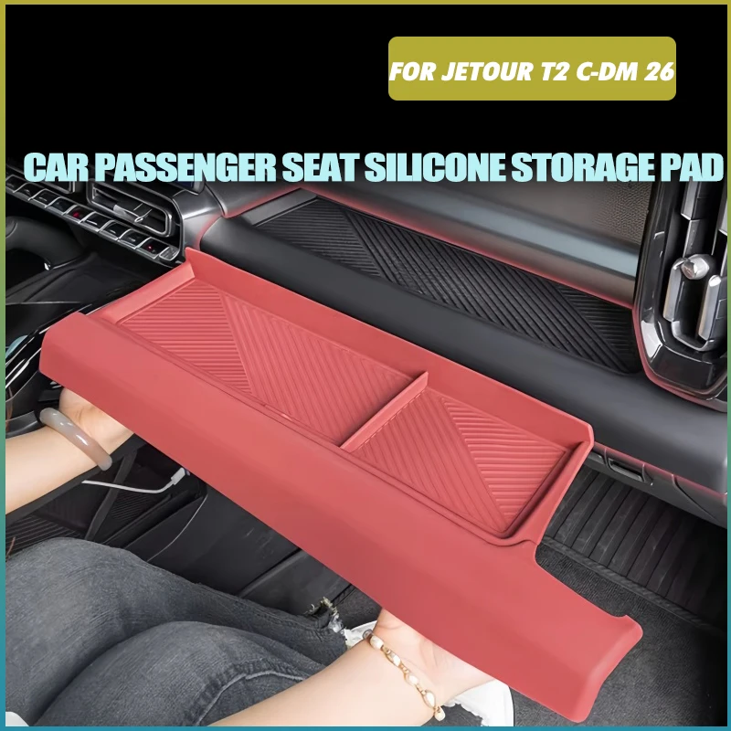 Car Passenger Seat Silicone Storage Pad Fit for JETOUR Traveler T2 C-DM 2026 Modified Car Co-pilot Storage Box Car Accessories
Car Passenger Seat Silicone Storage Pad Fit for JETOUR Traveler T2 C-DM 2026 Modified Car Co-pilot Storage Box Car Accessories