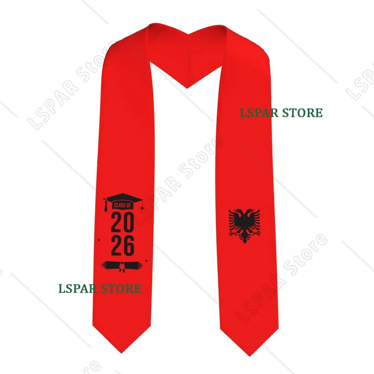 Class Of 2026 Albania Flag Graduation Stole Sash Scarf For International Students Proud 183CM Long
Class Of 2026 Albania Flag Graduation Stole Sash Scarf For International Students Proud 183CM Long