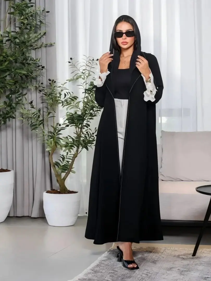 Ramadan Eid Black Open Muslim Modest Kimono Abaya Damen Dubai Luxury Islam Women Clothing Kebaya Kaftan Robe Femme Musulman
Ramadan Eid Black Open Muslim Modest Kimono Abaya Damen Dubai Luxury Islam Women Clothing Kebaya Kaftan Robe Femme Musulman