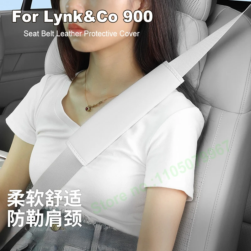 for Lynk & Co 900 Seat Belt Shoulder Pad Car Interior Seat Belt Leather Protective Cover Anti-strangle Accessories
for Lynk & Co 900 Seat Belt Shoulder Pad Car Interior Seat Belt Leather Protective Cover Anti-strangle Accessories