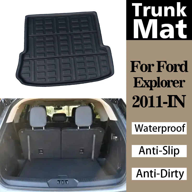 Коврики в багажник автомобиля для Ford Explorer 2011 2012 2013 2014-2024, подставка для багажника, противоскользящий грязезащитный водонепроницаемый коврик для багажника
Коврики в багажник автомобиля для Ford Explorer 2011 2012 2013 2014-2024, подставка для багажника, противоскользящий грязезащитный водонепроницаемый коврик для багажника