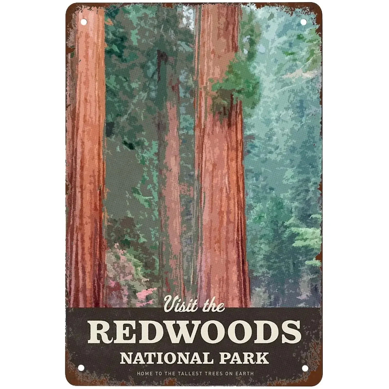 Funny Visit The Redwoods National Park Signs Wall Decor Vintage Metal Tin Sign Art Poster Fun Office Kitchen Man Cave Cafe Bar B
Funny Visit The Redwoods National Park Signs Wall Decor Vintage Metal Tin Sign Art Poster Fun Office Kitchen Man Cave Cafe Bar B