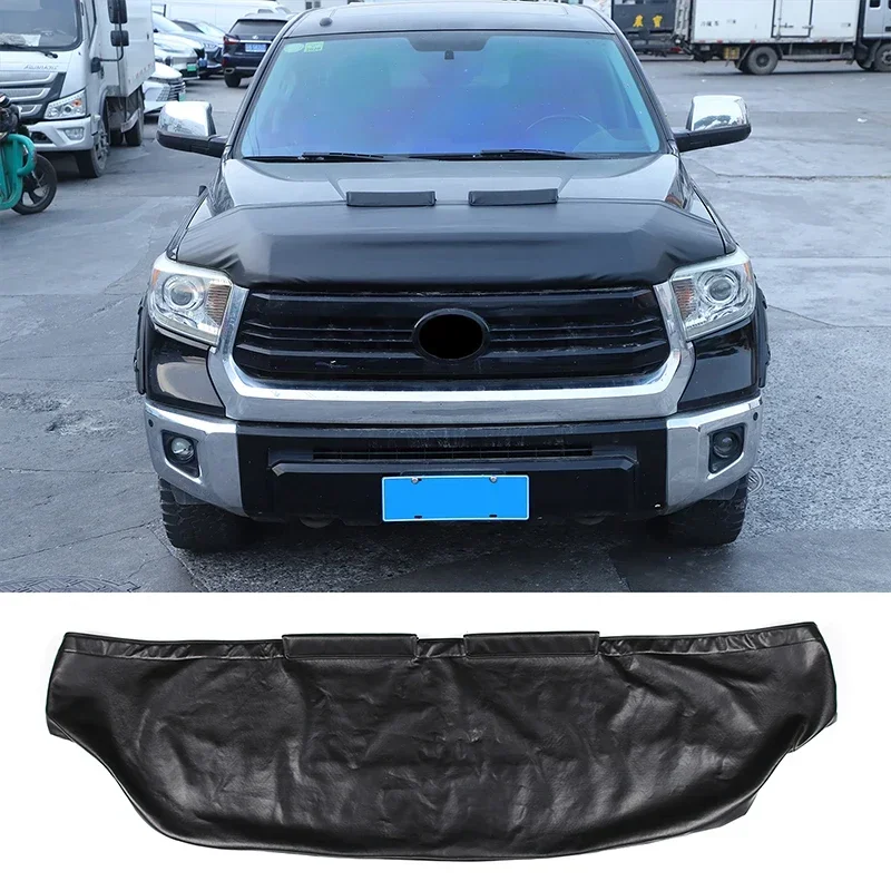 For Toyota Tundra Sequoia 2007-2021 Leather Black Car Hood Cover Sand Block Stone Deflector Hood Protection Set Car Accessories
For Toyota Tundra Sequoia 2007-2021 Leather Black Car Hood Cover Sand Block Stone Deflector Hood Protection Set Car Accessories